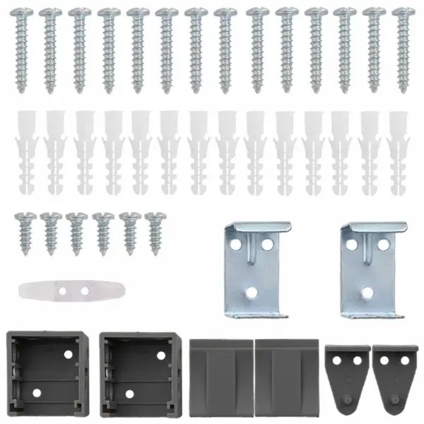 Veneetsia ruloo, reguleeritav, hõbehall PVC, 150 x 130 cm – 8