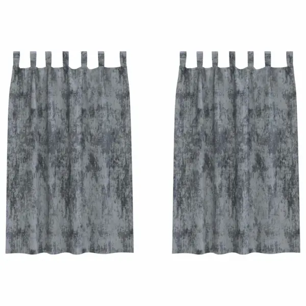 Hõbehallid sametkardinad, 2 tk, 175 x 140 cm – 2