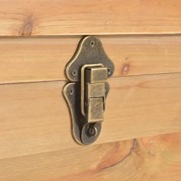 Pruun hoiukirst istmepadjaga, MDF, 80 x 40 x 40 cm – 8