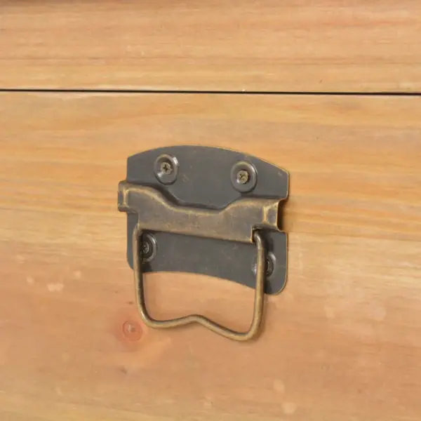 Pruun hoiukirst istmepadjaga, MDF, 80 x 40 x 40 cm – 10