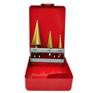 Astmeline HSS puuride komplekt 3 tk, titaannitriidkattega, 4–32 mm