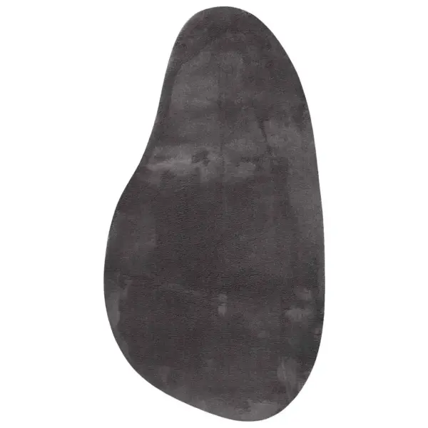 Libisemiskindel polüester põrandavaip HUARTE, antratsiit, 80 x 150 cm – 2