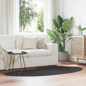 Libisemiskindel polüester vaip Huarte, antratsiit, 100 x 200 cm