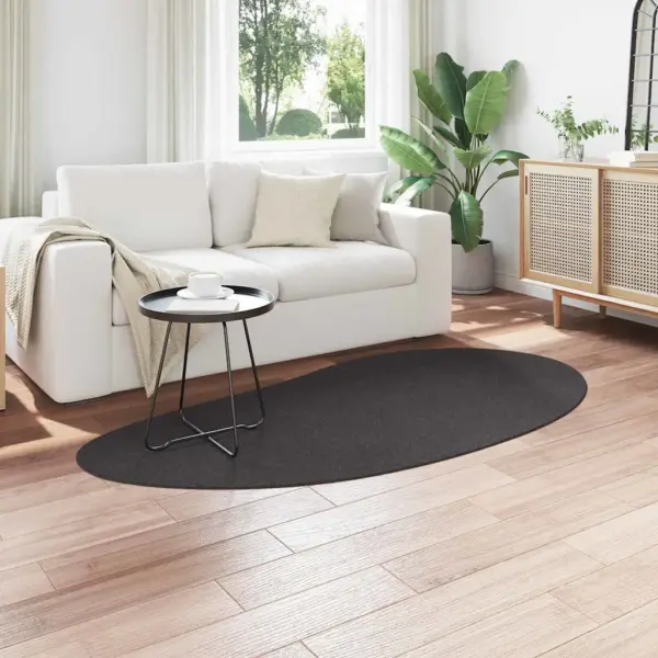 Libisemiskindel polüester vaip Huarte, antratsiit, 100 x 200 cm – 3