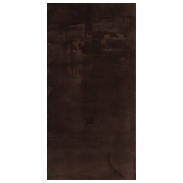 Libisemisvastane ristkülikukujuline põrandavaip Huarte, pruun polüester, 200 x 100 cm – 2