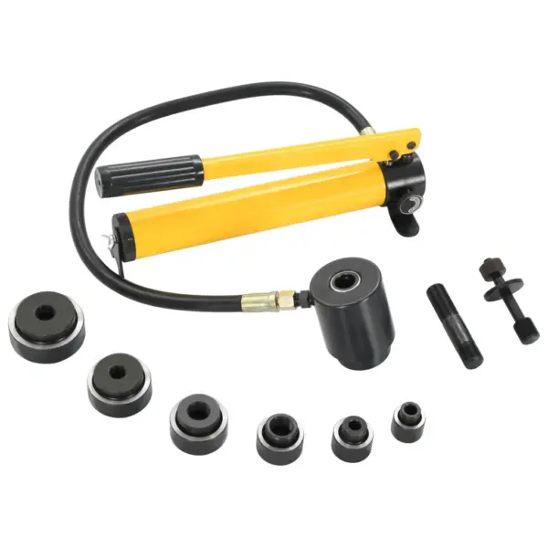 Hüdrauliline augupressi komplekt pehmele terasplaadile, 22–60 mm, kollane – 2