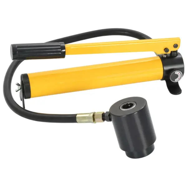 Hüdrauliline augupressi komplekt pehmele terasplaadile, 22–60 mm, kollane – 3