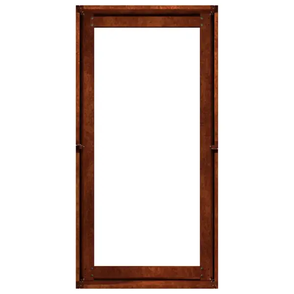 Roostevärvi ilmastikukindlast terasest taimekast, avatud põhjaga, 40 x 80 x 40 cm – 6