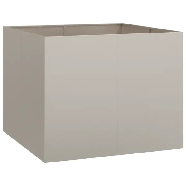 Ilmastikukindlast terasest taimekast avatud põhjaga, roostevärvi, 100 x 100 x 80 cm – 5