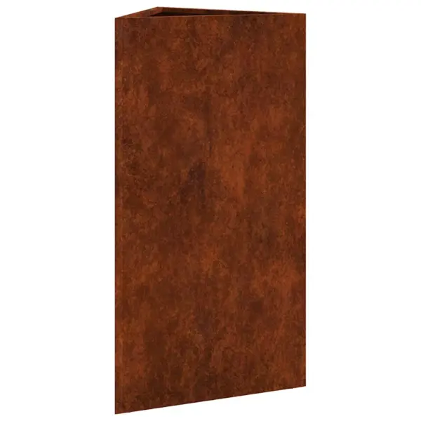 Ilmastikukindlast terasest aia taimekastid põhjaga, 2 tk, pruun, 40 x 40 x 75 cm – 5