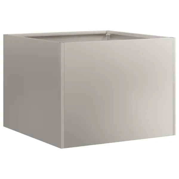 Ilmastikukindlast terasest taimekast, roostevärvi, avatud põhjaga, 40 x 40 x 30 cm – 4