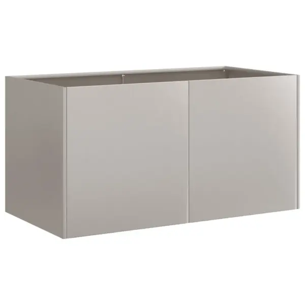 Ilmastikukindlast terasest taimekast, roostevärvi, 80 x 40 x 40 cm, avatud põhjaga – 4