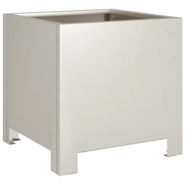 Aia taimekastid ilmastikukindlast terasest, 2 tk, pruun, põhjaga, 30 x 30 x 30 cm – 6