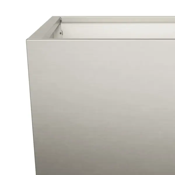 Kõrged ilmastikukindlast terasest taimekastid, 2 tk, 45 x 45 x 75 cm – 12