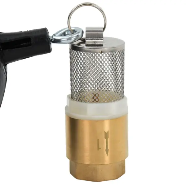 Imivoolik aiapumbale messingühendustega ja ujukiga, must PVC, 1″, 5 m – 7