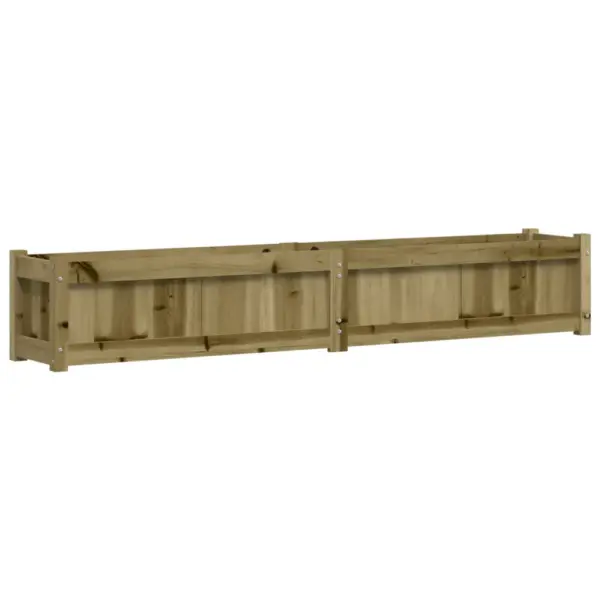 Immutatud männipuidust aia taimekast, pruun, 180 x 31 x 31 cm – 7