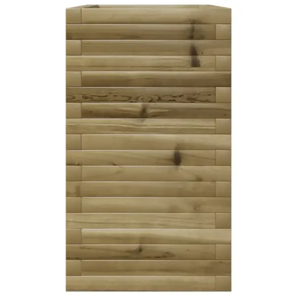 Pruun aia taimekast, 90 x 40 x 72,5 cm, survetöötlusega immutatud männipuit – 6