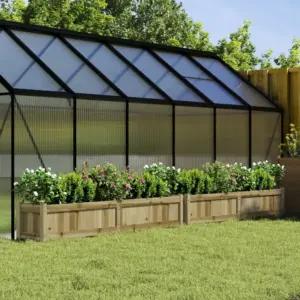 Aia taimekastid, 2 tk, survetöötlusega immutatud männipuit, 180 x 31 x 31 cm