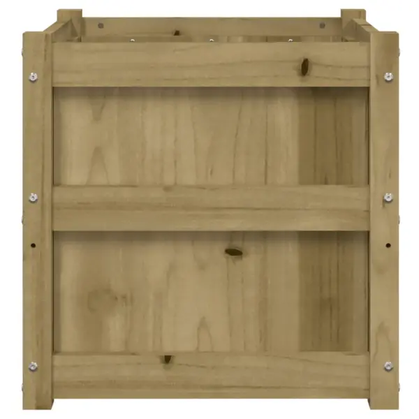 Aia taimekastid 2 tk, immutatud männipuit, 50 x 50 x 50 cm – 7