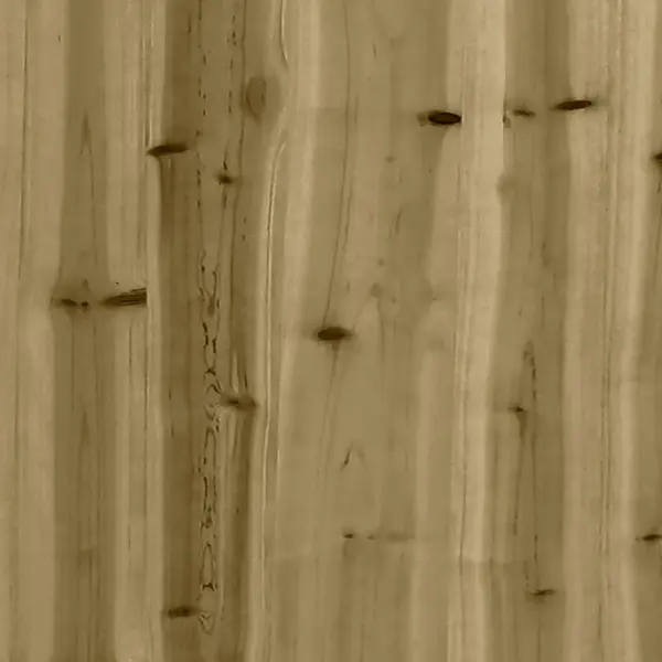 Puidust aia taimekast, 80 x 80 x 26,5 cm, survetöötlusega immutatud männipuit, pruun – 9