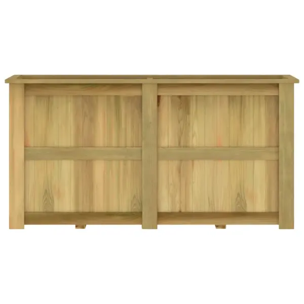 Roheimmutatud männipuidust tõstetud peenar, ilmastikukindel, 196 x 50 x 100 cm – 5