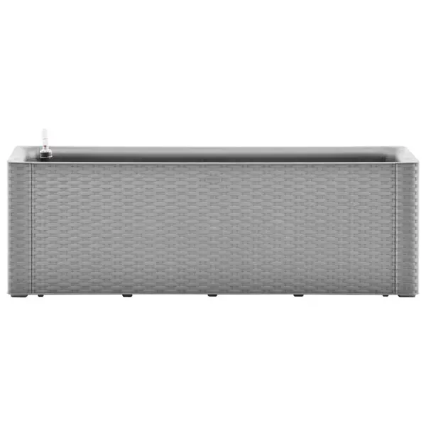 Isekastmisega peenrakast rotangimustriga, kivihall, 100 x 43 x 33 cm, 90 l - 3