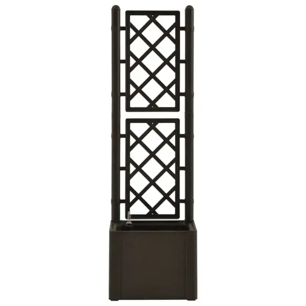 Isekastmisega plastist taimelava võrega, helepruun, 35 l, 43 x 43 x 142 cm – 4