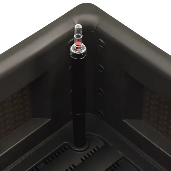 Isekastmissüsteemiga taimelava, rotangi välimusega, antratsiithall, 100 x 43 x 33 cm, 90 l – 5