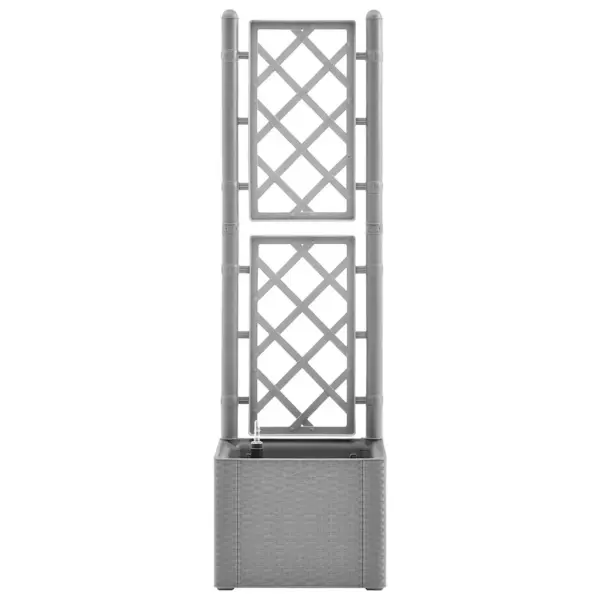 Isekastuv peenrakast võrega, kivihall plast, 35 l, 43 x 43 x 142 cm – 3