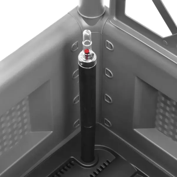 Isekastuv peenrakast võrega, kivihall plast, 35 l, 43 x 43 x 142 cm – 7