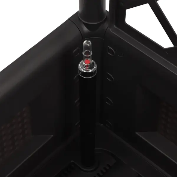 Isekastva võrega taimelava rotangidisainiga, antratsiithall, 35 l, 43 x 43 x 142 cm – 7