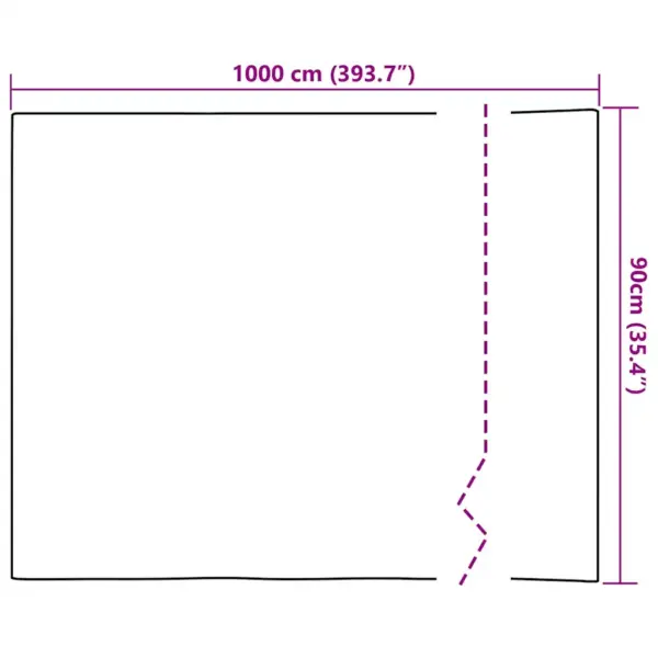 Isekleepuv matt aknakile, jäähall, 90 x 1000 cm PVC – 9
