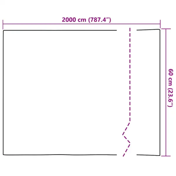 Isekleepuv matt aknakile privaatsuseks, jäävalge PVC, 60 x 2000 cm – 9