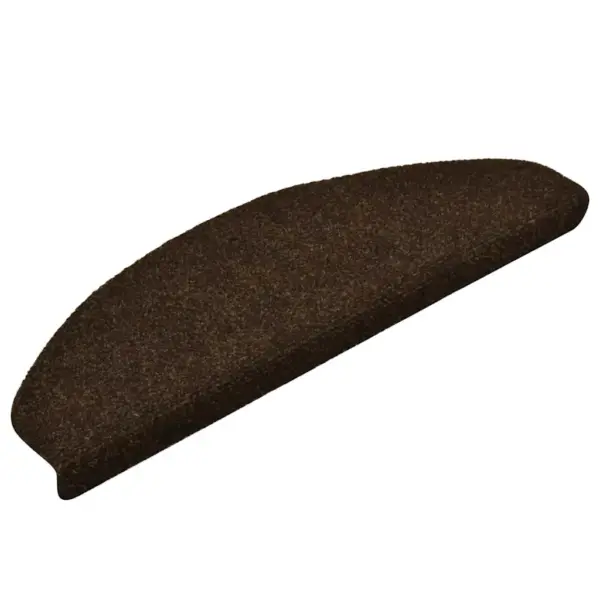 Isekleepuvad poolringikujulised trepimatid, 5 tk, pruun, 65 x 21 x 4 cm – 2