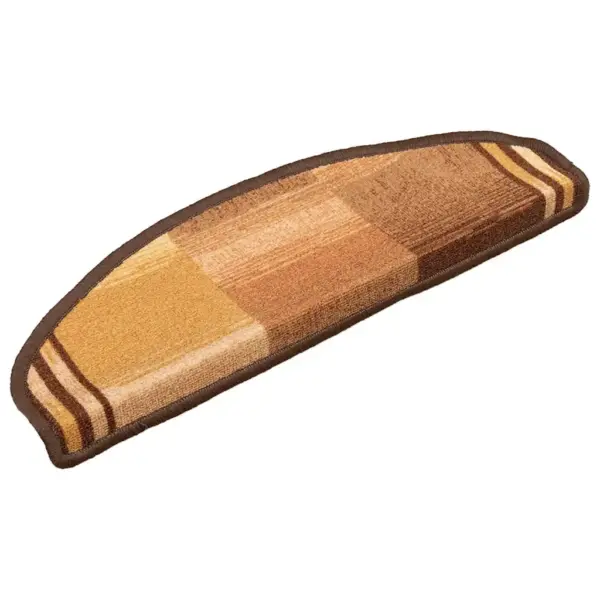 Isekleepuvad pruunid trepivaibad, 10 tk, 65 x 21 x 4 cm, 100% polüamiid – 2