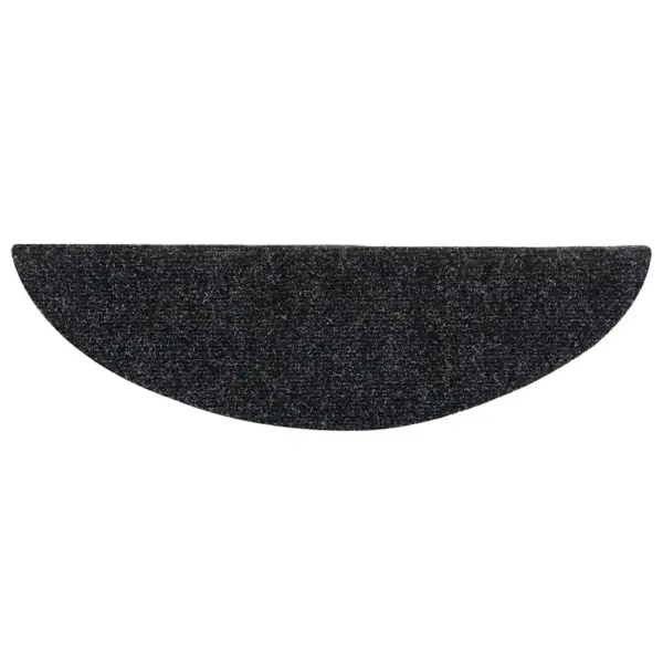 Isekleepuvad poolringikujulised trepimatid, 10 tk, must, 56 x 17 x 3 cm – 4