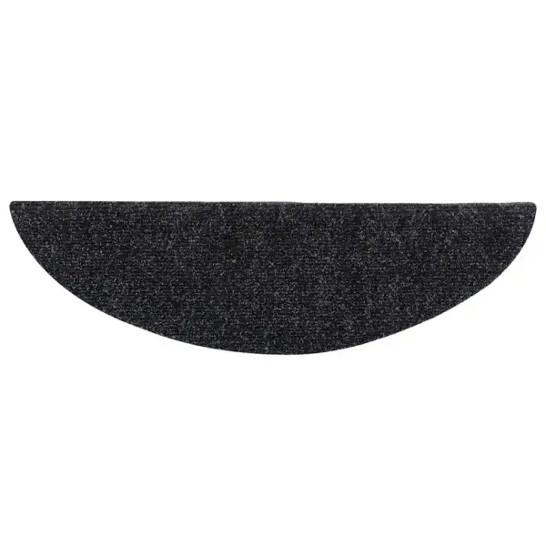 Isekleepuvad poolringikujulised trepimatid, mustad, 5 tk, 56 x 17 x 3 cm – 4