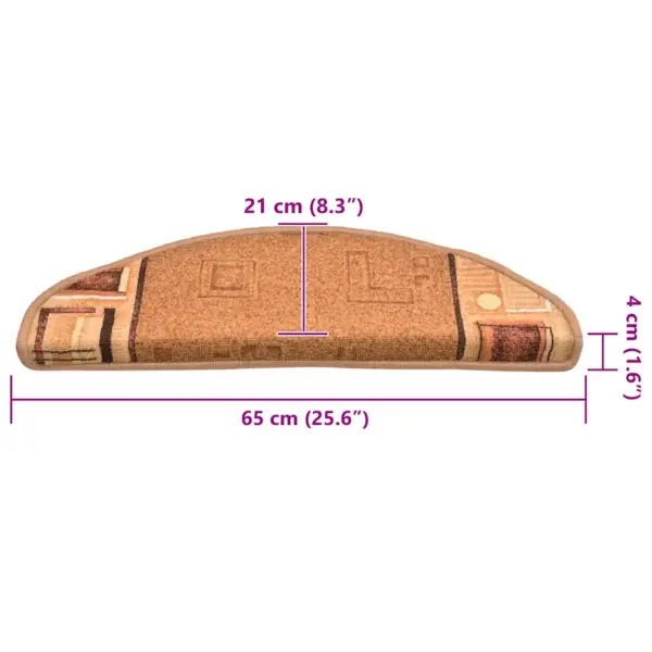 Isekleepuvad trepivaibad kahepoolse teibiga, 10 tk, beež, 65 x 21 x 4 cm – 9
