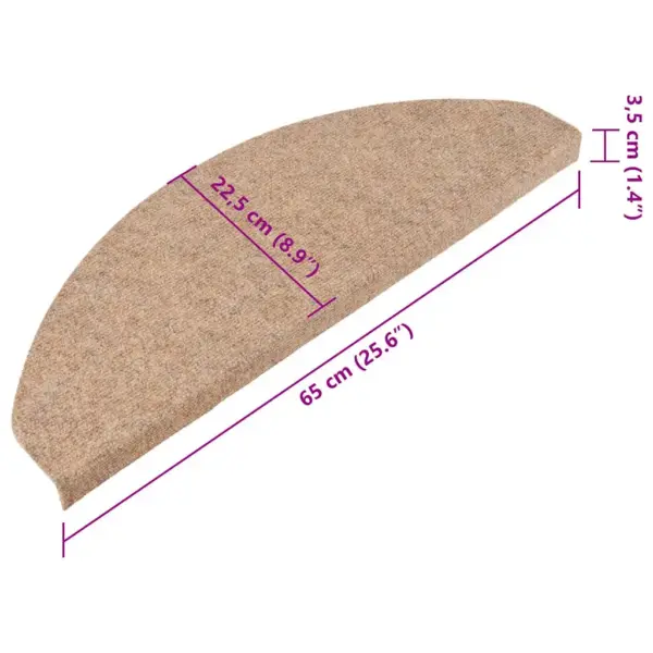 Isekleepuvad trepivaibad, 15 tk, beež, 65 x 22,5 x 3,5 cm – 9