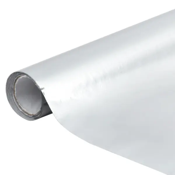 Iseliimuv kõrgläikega hõbedane mööblikile, PVC, 500 x 90 cm – 5