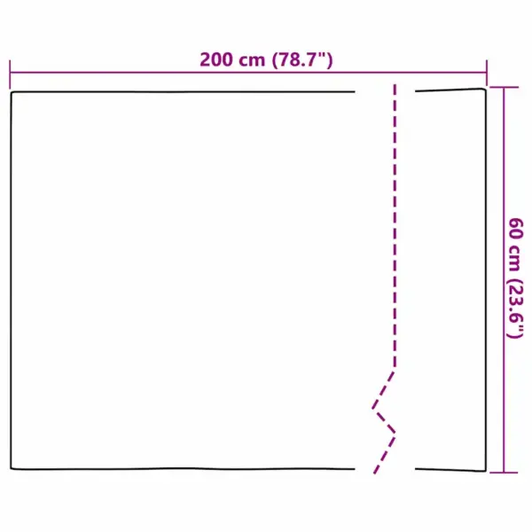 Iseliimuv hõbedane peegelfilm akendele, PET, 2 tk, 60 x 200 cm – 9