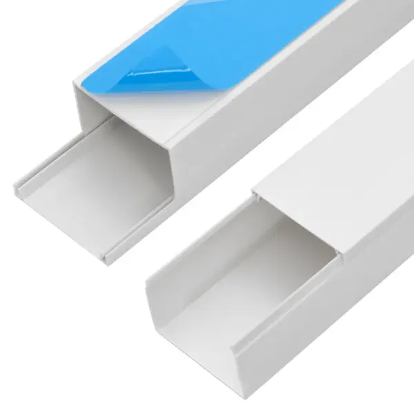 Iseliimuv kaablikanalite komplekt, valge PVC, 100 x 40 mm, 10 x 1 m – 6