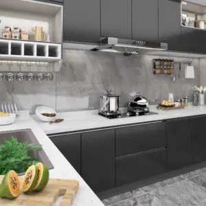 Iseliimuv must PVC mööblikile, läbipaistmatu, 500 x 90 cm