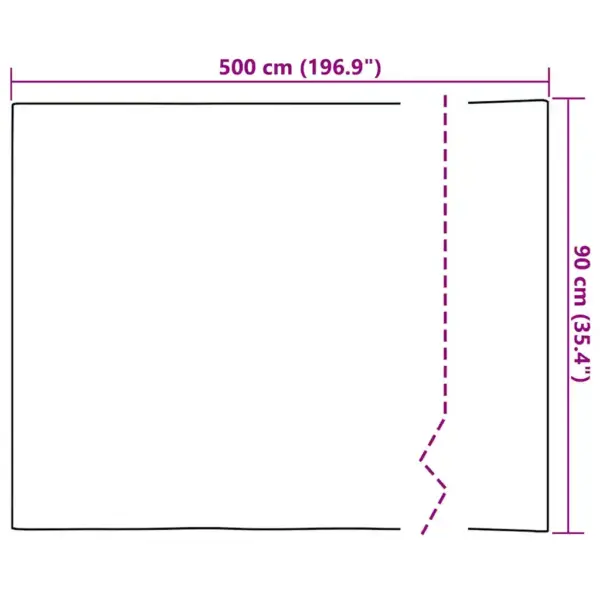 Iseliimuv peegelfilm, hõbedane PET, 90 x 500 cm – 8