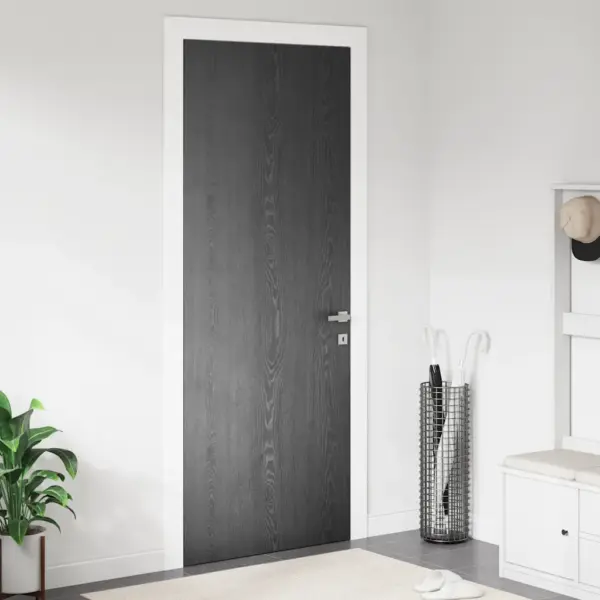 Iseliimuv puidumustriga mööblikile, must, PVC, 500 x 90 cm – 3