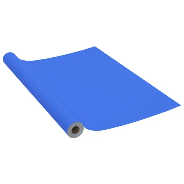 Iseliimuv mööblikile, kõrgläikega sinine PVC, 500 x 90 cm – 2