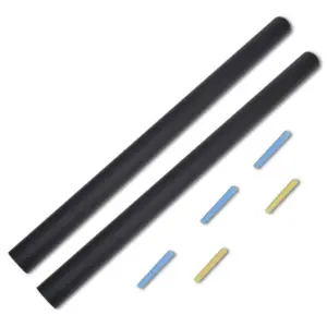 Iseliimuv tahvliseinakleebis, must, 2 rulli 45 x 200 cm, kriidid