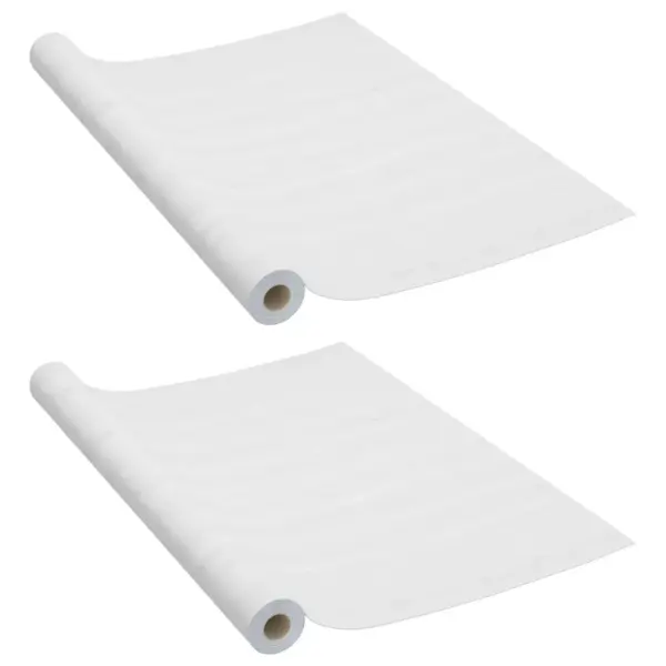 Iseliimuv mööblikile valge puidu mustriga, 2 kilet, PVC, 500 x 90 cm – 2