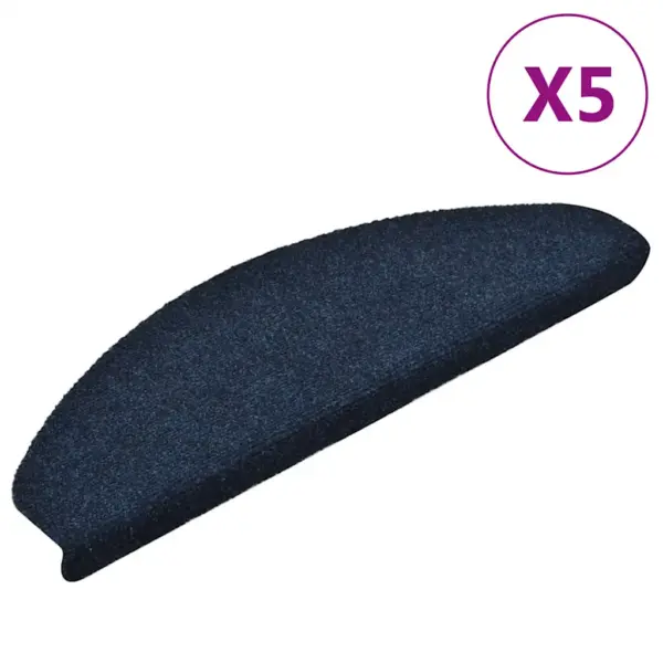 Iseliimuvad poolringikujulised trepimatid, tumesinine, 5 tk, 65 x 21 x 4 cm – 2