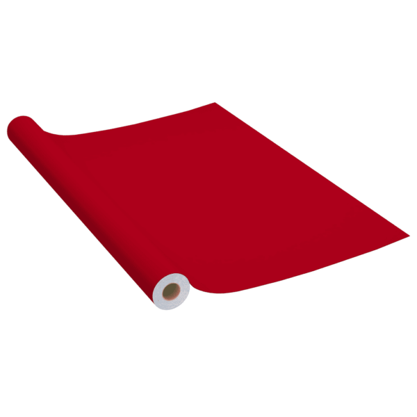 Iseliimuvad mööblikiled, punane PVC, 2 tk, 500 x 90 cm – 3
